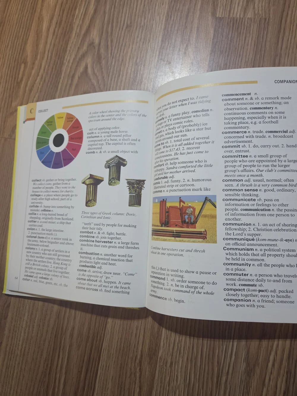 The Children’s Dictionary - Yellow Kids Book